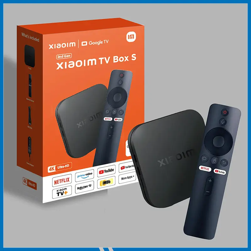 Xiaoim TV Box S  Ram-16gb / Rom -256 gb  Remote voice control