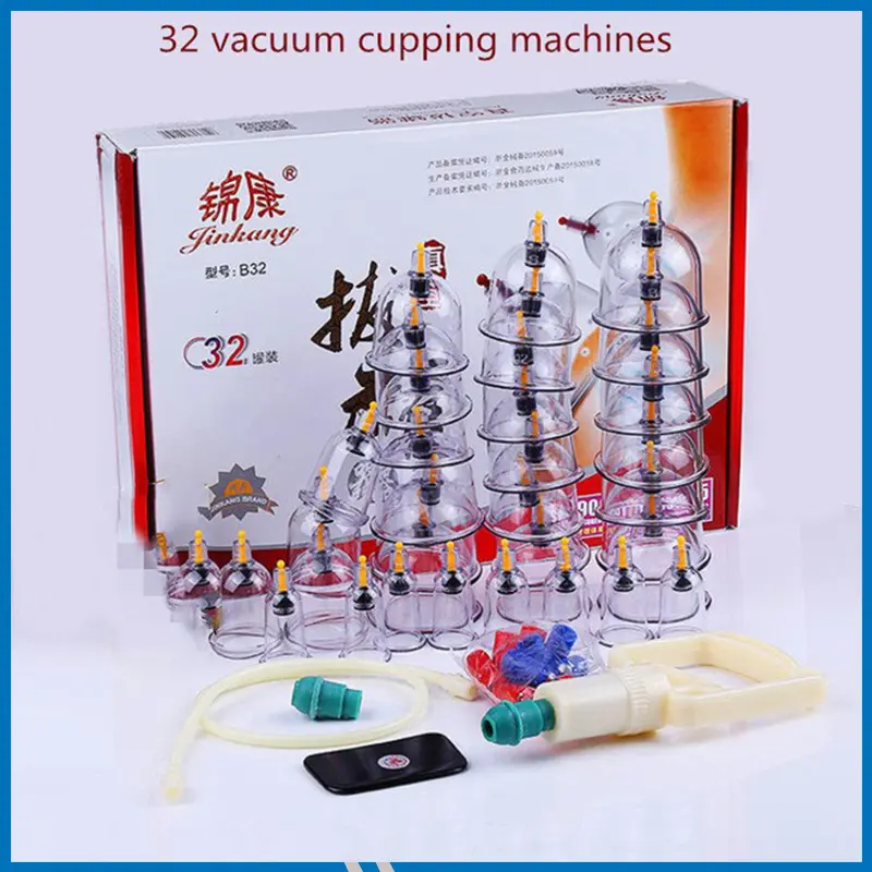 32 Pcs Cup Set Acu Hijama/Cupping/Sunnah Therapy