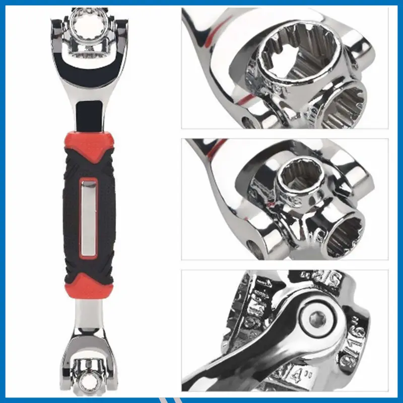 360-Degree Rotating Head Wrench Tool