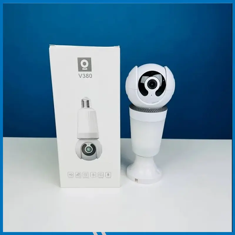 V380 Indoor Single Lens Bulb PTZ Long Light Wifi IP Camera