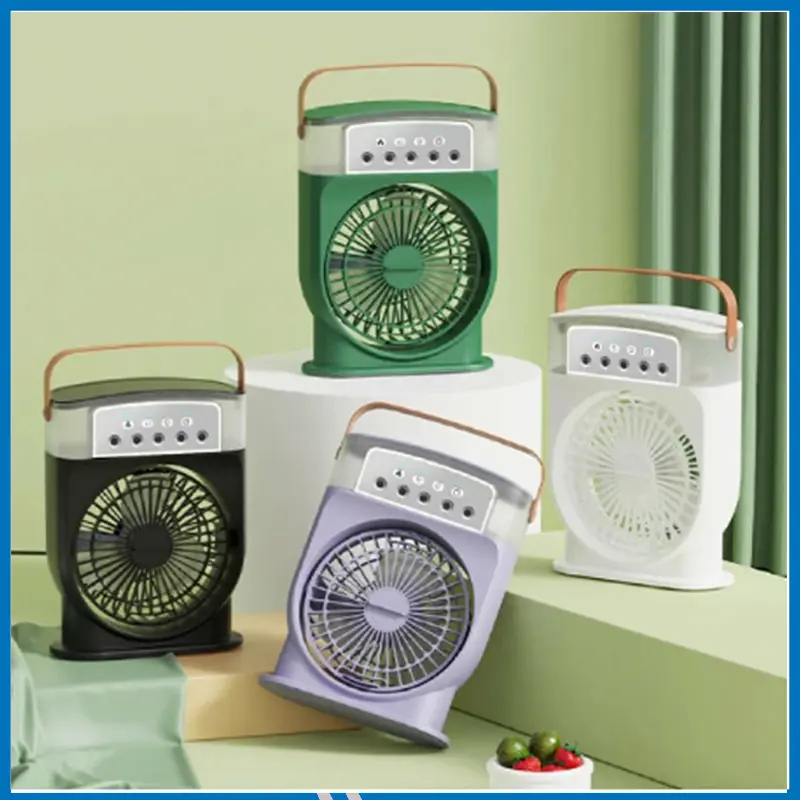 Rechargeable Mini Portable Cooling Fan Aircon Adjustable Table Air Cooler