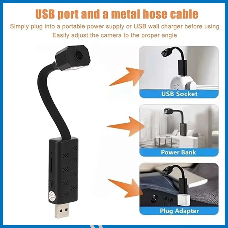 Wifi IP USB V380 Wireless Surveillance Night vision Camera HD USB Portable Home Small Portable Camera