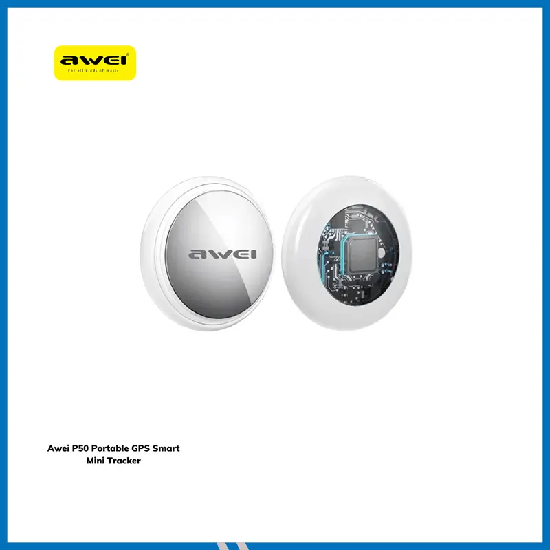 Awei P50 Portable GPS Smart Mini Tracker Work with Apple Find My App