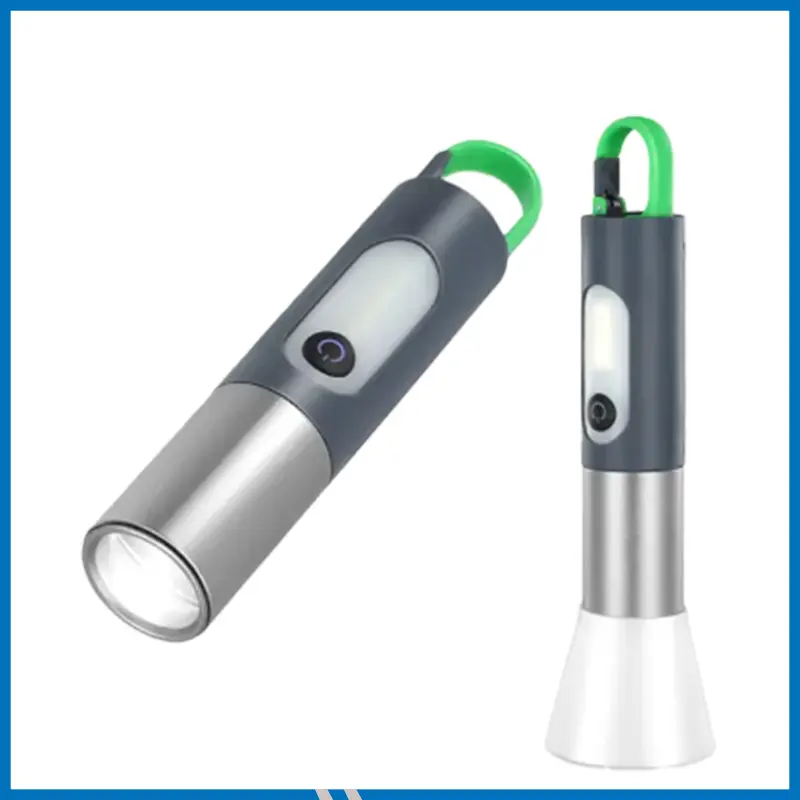 Digital Thunder LED+2835LED, Portable And Rechargeable Waterproof Torch FlashLight