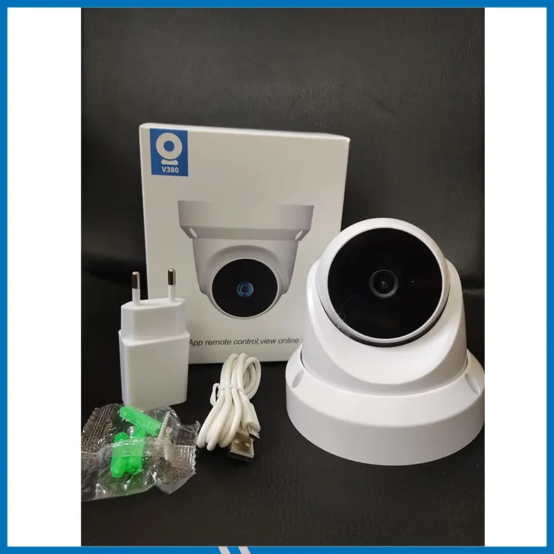 V380 Q1 Indoor Eyeball Dome 3MP WiFi IP Camera Two Way Audio Home Security Camera