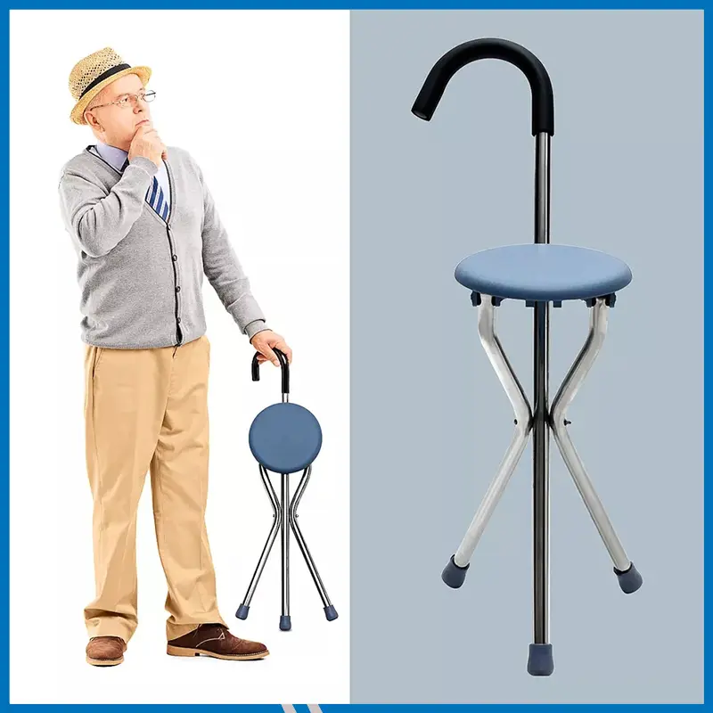 Handy Seat Cane Walking Stick
