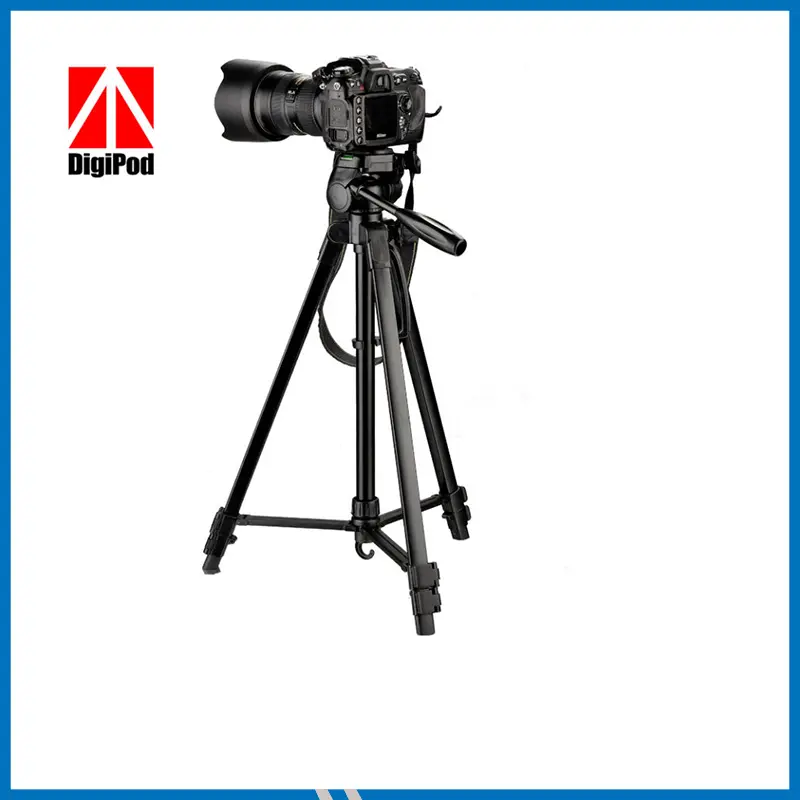 Digipod TR452 Aluminum Camera Tripod (4.4 Feet)-Suitable To Mobile, Mirrorless Camera, DSLR