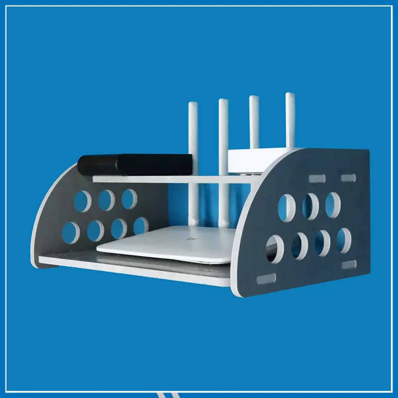 Wall Mounted Router Stand Double Decker
