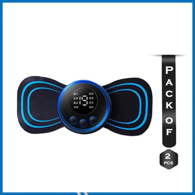 Portable Mini EMS Neck Massager–2 Pcs