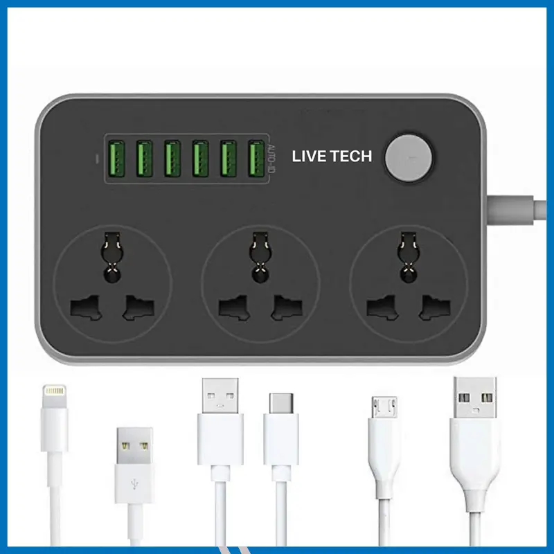LDNIO SK3662 Smart Power Strip USB 6-Port