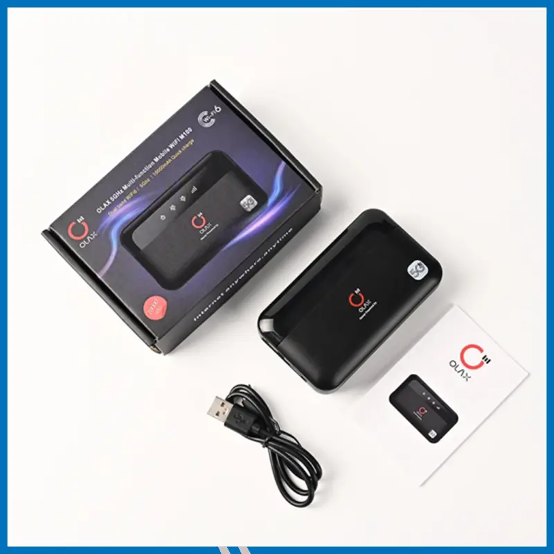 OLAX M100 10000mAh Multifunctional Wireless Power Bank & Mobile Router LED Display