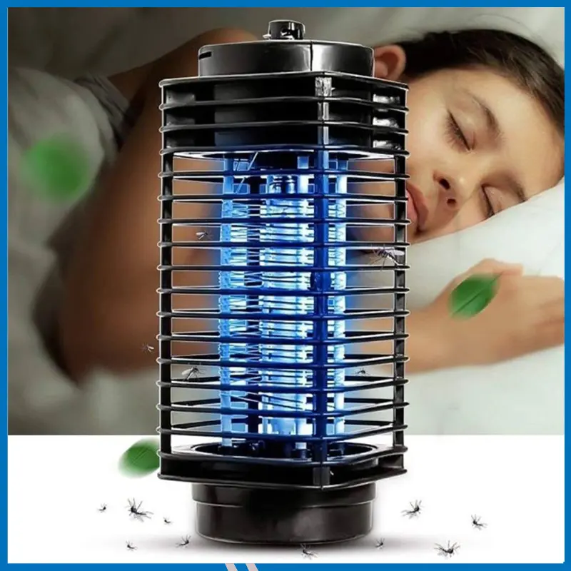 Electric Mosquito and Insect killer lamp - Electronic LED Mosquito Killer Lamp Bug Zapper Gnat Mosquito Trap UV light Eco-Friendly Baby Mosquito Insect Repellent Lamp Killing Mosquitoes Night Lamp
