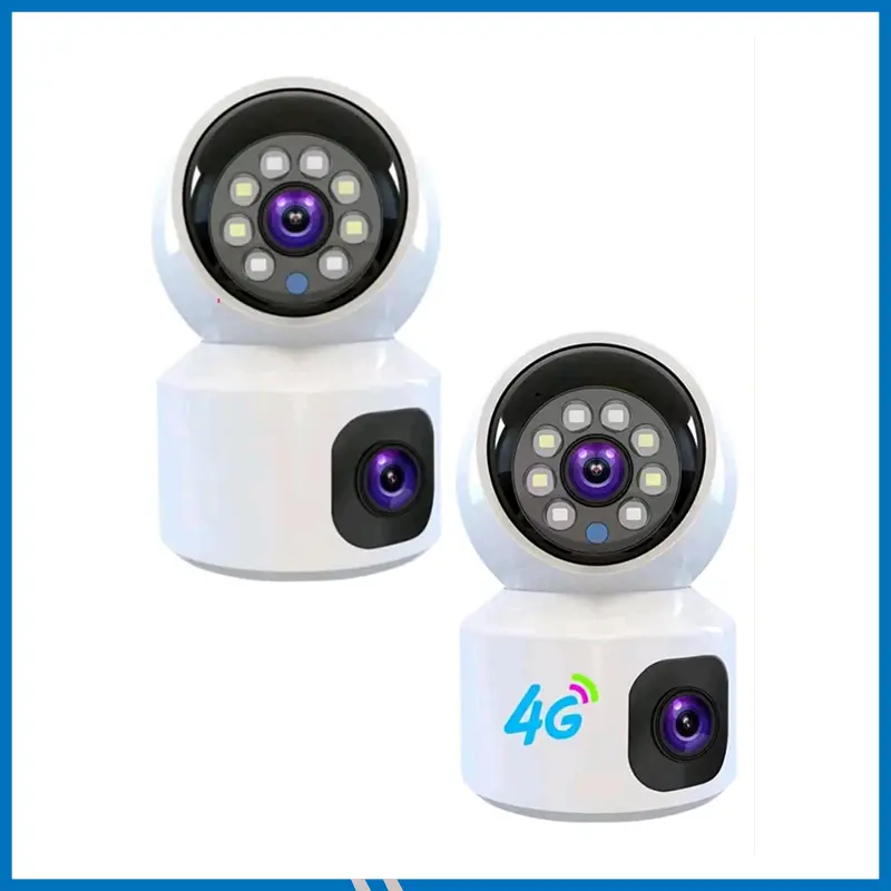 Dual Lens Dual Screen,smart Security Camera,1080p Hd V380 WiFi IP Camera