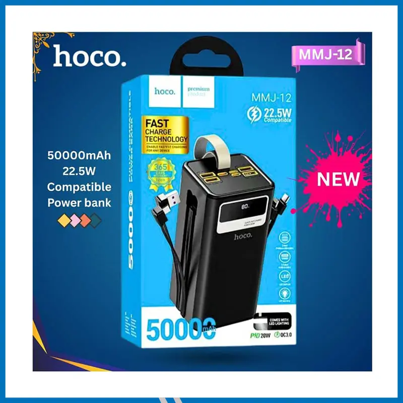 Hoco MMJ‑12 50000mAh 22.5W Fast Charging Power Bank