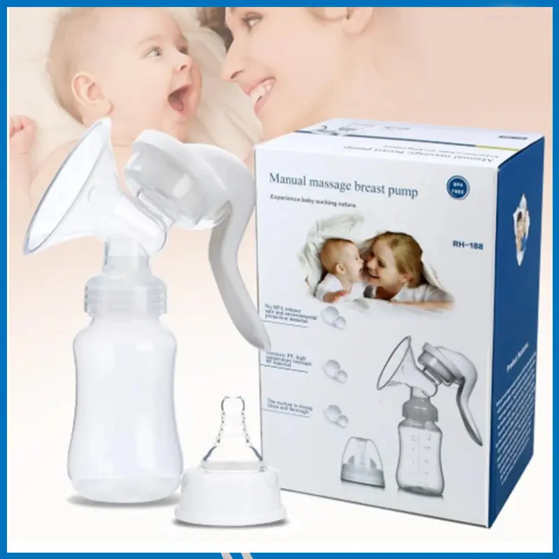 Adjustable Manual Breast Feeding Silicone Hand Pump