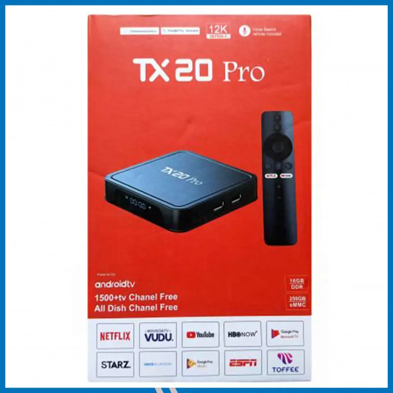TX20 Pro 12K Ultra HD Smart Android TV Box
