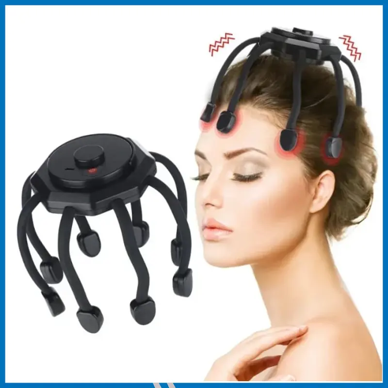 Electric Head Massager Octopus Scalp Massager Therapy Device