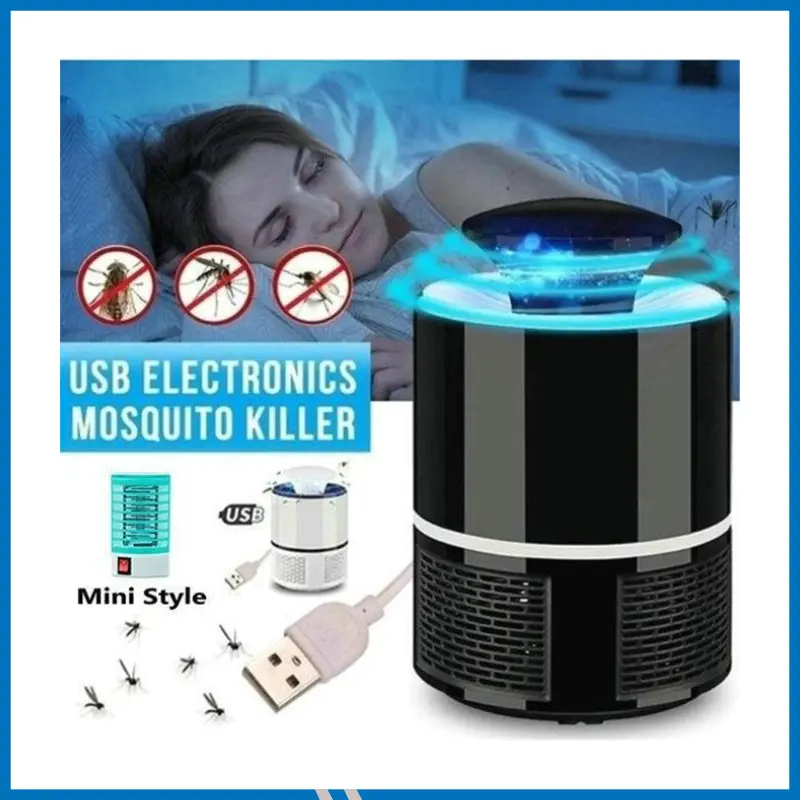 USB Electronics Mosquito Killer Trap Moth Fly Wasp LED Night Light Lamp