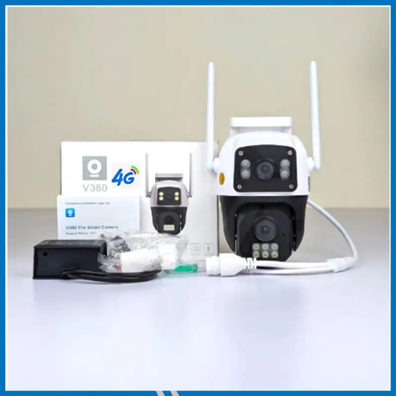 V380 Outdoor Waterproof Dual Lens 4G with Lan Camera