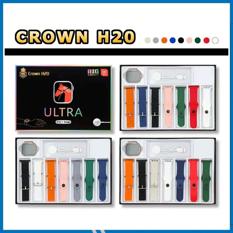 Crown H20 Ultra Smart Watch (7 Belt included)