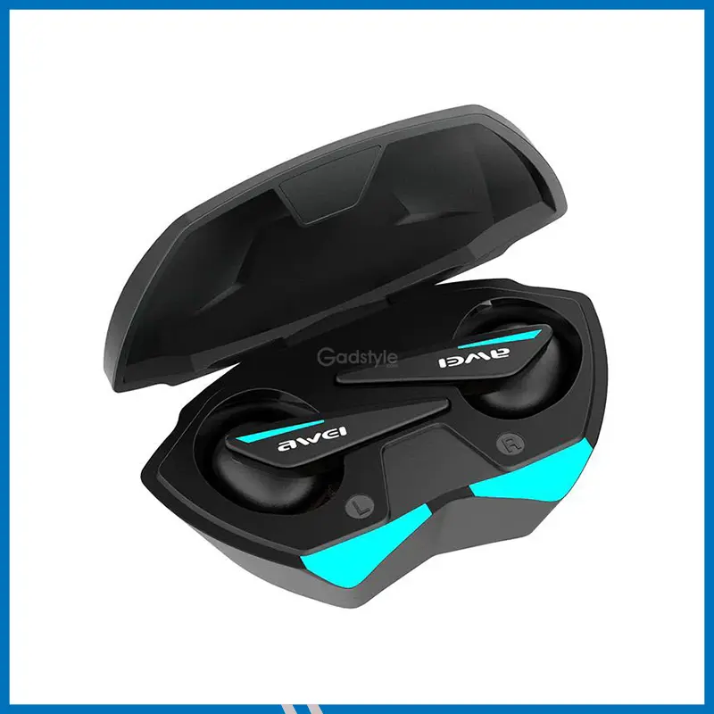 Awei T23 TWS Gaming Earbuds With Charging Case