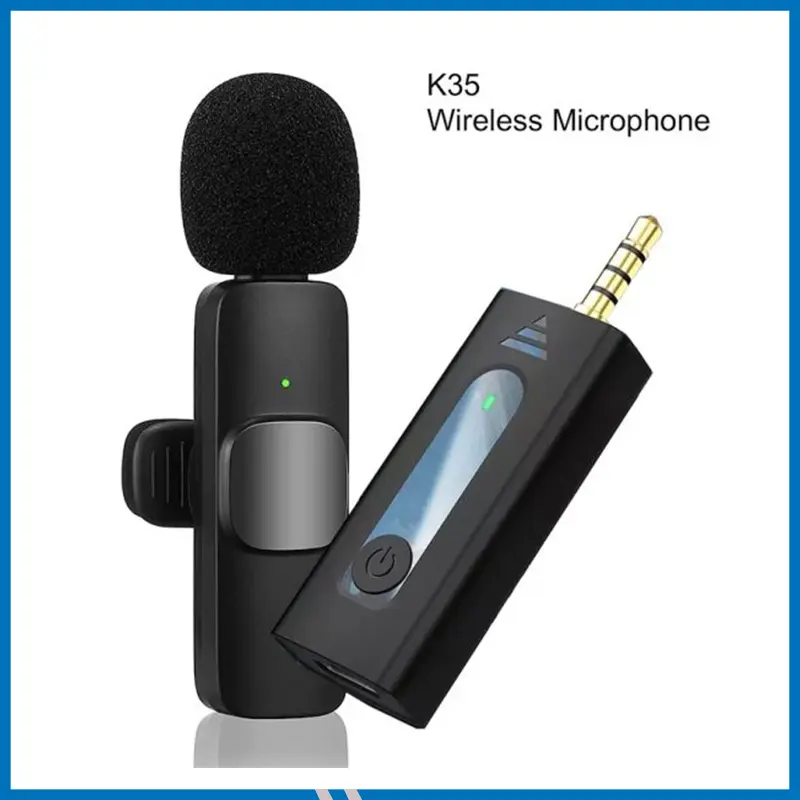 K35 Wireless Microphone For 3.5mm Supported Devices