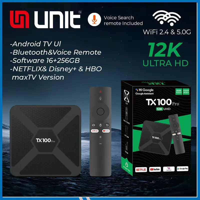 Tx100 pro 12k (voice control remote)